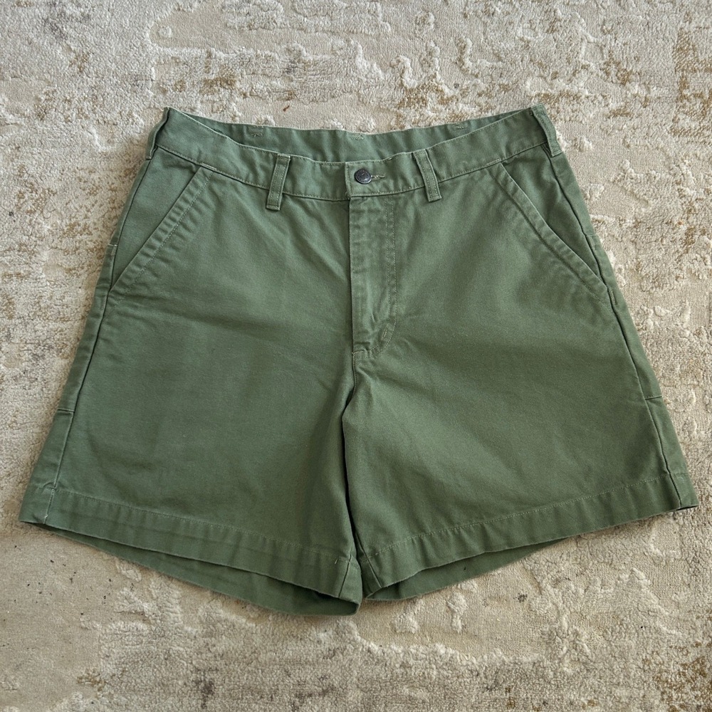 Patagonia Men's 100% Organic Cotton Green Utility Shorts - Size 32